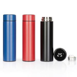 Tumblers Temperaturanzeige Vakuum Smart Mug LCD Touchscreen Wasserflasche Edelstahl Tassen Wasserkocher Thermobecher Mode Tassen LSK1899