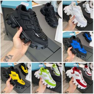 Tasarım Günlük Ayakkabı Erkek Bulutbust Thunder Örgü Sabahlar Lüks Tasarımcı Büyük Boy Sneaker Hafif Kauçuk Sole 3D Eğitmenler