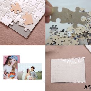DIY sublimation blank Jigsaw heat transfer DIY blank Puzzle a4 multi-standard wooden toys for children logo customization Paper 165 K2