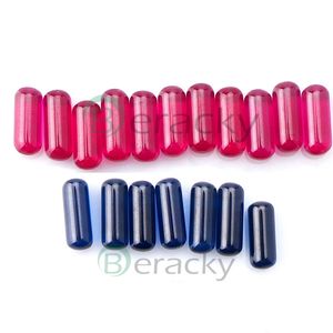 Nowe pigułki Ruby i Sapphire 6mm * 15mm Pill Wstaw akcesoria do palenia dla TERP Slurp Quartz Banger Nails Glass Water Bongs Dab Rigs Rury