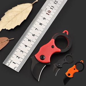 Portable Mini Folding Claw Knife Outdoor Stainless Steel Camping Survival Knives Safety Self Defense Pocket EDC Tool