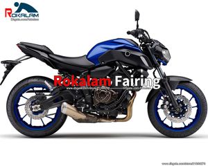 Bodywork Fairings för Yamaha MT-07 2018 2019 2020 MT07 18 19 20 MT 07 Blue Black Motorcycle Fairings Kit (formsprutning)