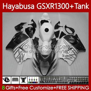 Bodys for Suzuki GSX-R1300 Hayabusa GSXR-1300 GSXR 1300 CC 96-07 74No.201 1300cc GSXR1300 96 Grey Black White 1996 1997 1998 1999 2000 2001 GSX R1300 02 03 04 05 06 07 Feeding