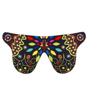 2020 New Fashion Colorful Soft Fabric Butterfly Fairy Ladies Nymph Pixie Costume Accessory Womoen Beach Scarves Wraps1