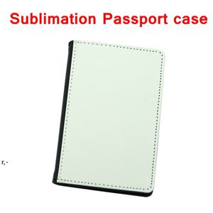 Sublimation Blank Purse Passport Cover Card Holders Cover Heat Transfer Printing Pu Leather Tyg Passport Case LLA12367