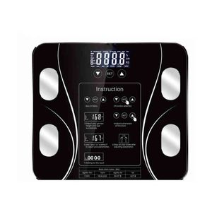 デジタルボディ脂肪スケールスマートワイヤレスバスルームの健康コンポジションアナライザーColoful電子計量スケールアプリBluetooth H1229
