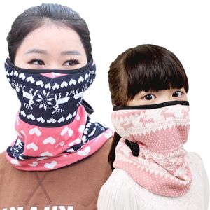 Varmare Vinter Neck Mouth Cashmere Face Mask Cover Scarf Kids Vuxen Full Öron Skydd för Ski Cykel Motorcykel Scarf LJJK2497