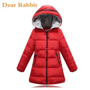 2020 Frühling Winterjacke für Mädchen Kleidung Baumwolle gepolsterte Kapuze Kinder Mantel Kinder Kleidung Mädchen Parkas Enfant Jacken Mäntel LJ201125