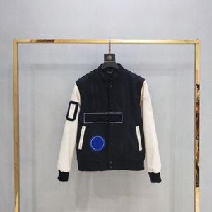 Baseball Coat Uniform Fashion High Quality Single Breasted Warm Jacket Par Kvinnor Mäns Coats