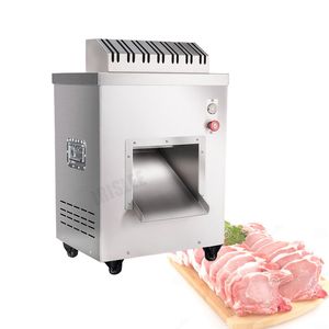 Affettatrice per carne elettrica in acciaio inossidabile Affettatrice per carne multifunzione commerciale Taglia carne a dadini 220v 2200w 1pz