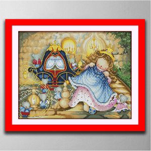 Prince Home Decor Obrazy, Handmade Cross Stitch Craft Tools Hafty Robótki Zestawy Liczono drukowanie na płótnie DMC 14CT / 11CT