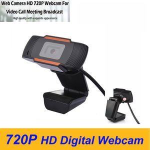 720p HD Digital WebCAM Wbudowany MIC 1MP PC Laptop USB Ładowanie do studiowania online konferencji w domu w biurze