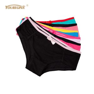 Youregina 속옷 복서 여성 보이 셔스 여성 코튼 팬티 팬티 권투 선수 짧은 여성 knickers 섹시한 팬티 6pcs / lot 201112