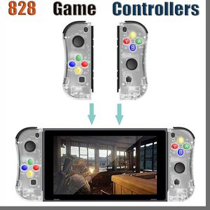 828D Para controladores de comutação NS Nintendo Joy-Con SoundFox Gamepad Jogo sem fio Bluetooth Joystick Remote Controller Joypad Joycon Console