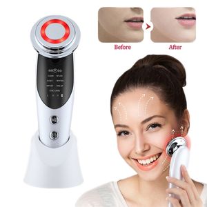 7 in 1 Radiofrequency Massager For Face RF Lifting Machine Anti-Wrinkle Skin Rejuvenation EMS Mesotherapy Beauty Device 220216