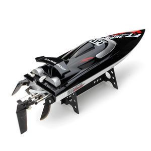 RC Barco 2.4G 4CH Brushless RC RC Corrida Coberta Triple Alta SpeedOf 45Km / H Água Sistema de Refrigeração Automático Flip sobre RC Speedboat