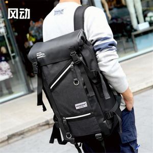 Backpack 2021 Male fêmea fêmea saco de laptop de 17 polegadas ombros impermeáveis ​​Knapsack D018 Entrega gratuitamente1