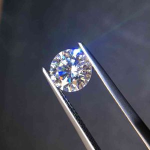 2ct Loose Moissanite 8mm GH Kolor Okrągły Genialny Cut Biżuteria Bransoletka DIY Materiał Wysokiej jakości Diament Lab