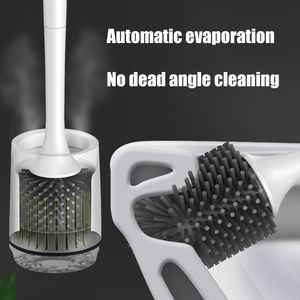 ONEUP Toilet Brush Rubber Head Holder Cleaning Brush For Toilet Wall Hanging Household Floor Cleaning Bathroom Accessories Sets LJ201204