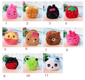 2020 new student wallet cartoon plush three-dimensional coin purse cute cartoon coin purse key bag women wallets