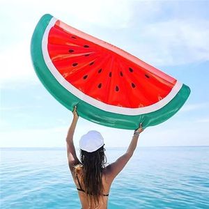 183*79*20cm Giant Inflatable Half Watermelon Floating Row Air Mattresses Bed Party Float Tubes