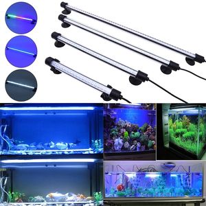 Aquário IP68 UK Plugue AC100-240V Iluminação subaquática LED Lâmpada de tanque de peixes D20 Y200922