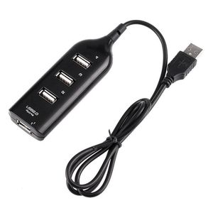 محور USB صغير للكمبيوتر المحمول USB HUB 2.0 عالية السرعة 4-ميناء متعدد محور الفاصل USB توسيع الكمبيوتر المحمول محول الكمبيوتر المحمول