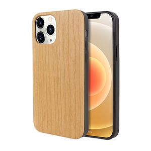 Hurtownie 2022 Luksusowy TPU Pokrywa Przypadki Puste Drewniane Case Custom Logo Torby Telefon komórkowy Przypadki do iPhone 6 7 plus 8 x XS XR 11 12 Mini Pro max 13