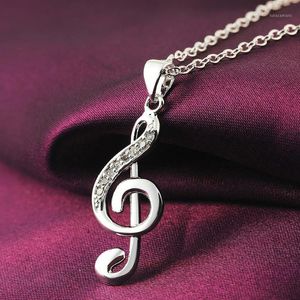 Ketten OTOKY 2021 Modeschmuck Chic Treble G Clef Musik Note Charm Anhänger Halskette Geschenk Musical Für Frauen Zubehör Femme1