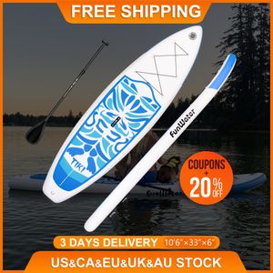 FUNWATER Surfboards paddleboard inflatable surfboard Padel wholesale Stand Up Paddle Board Surfboard Sport Ca Us Warehouse Sporting sup surfing