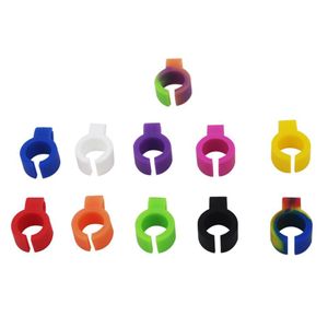 Fumo in silicone Portasigarette Cono Smussato Anello per dito misura normale Accessori per fumatori Regalo per uomo multiplo