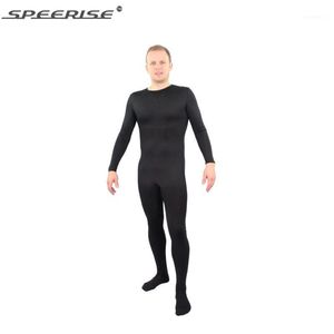 Hot Jumpsuit LeLame Fato de Leotard Stretchy Corpo Full Full Skin Suit Mens Unitário Lycra Spandex Bodysex Zentai Catsuit Hoodless1