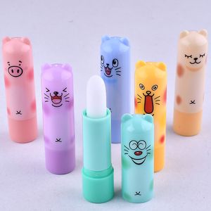 Moisturizing Fruit Flavor Colourless Cartoon Lip Balm Natural Plant Lip Gloss Fruit Embellish lipstick Makeup Tools