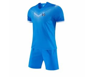 Hamburger SV Kids Tracksuits leisure Jersey Adult Short sleeve suit Set Men's Jersey Outdoor leisure Running sportswear