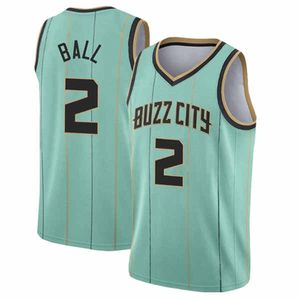 Lamelo 2 Ball Gordon 20 Hayward Koszykówka Jersey 2021 New Charlottes Hornet Mens Tanie