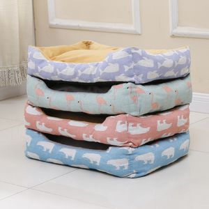 Cuccia per cani Tappetino per animali domestici Staccabile Lavabile Teddy Dog Cat Bed Sleeping Rest Bag Puppy Cat Supplies