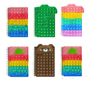 Decompression toy Silicone cartoon notebook coil A5 NOTEB OOK