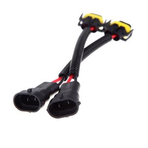 2pcs H8 H9 H11 Wiring Harness Socket Wire Connector Plug Adapter for HID LED Foglight Head Light Lamp Bulb