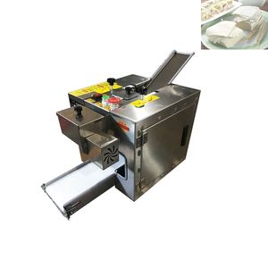 Melhor Preço de Fábrica Pequeno Tabletop Automatic Wonton Massa De Pele Fazendo Máquina / Dumpling Gyoza Wrapper Máquina Quadrado DumpingkinMachine