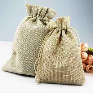 Geschenkpapier, 50 Stück, 7 x 9 cm, natürliche Farbe, handgefertigt, Baumwolle, Kordelzug, Sackleinen, Hochzeit, Party, Gastgeschenk, Weihnachten, Verpackung, Beutel, Jutebeutel1