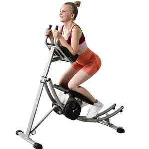 ABD Stok lbs Deluxe AB Rulo Makinesi Katlanır Karın Crunch Coaster Kettlebell ile Stil Direnç Karın Core Fitness Ekipmanları Ev Için A48