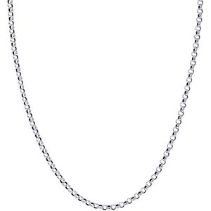 FNJ 100% 925 Silver Link Kedja för kvinnor Män Accessorice S925 Thai 3mm Solid Silver Smycken Gör Halsband Q0531