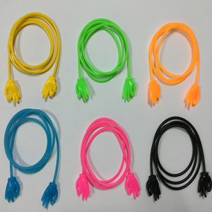 50 pçs/lote 100% silicone OK tipo de mão óculos cordão elástico cordão de corrente de óculos retentor de óculos de sol suporte