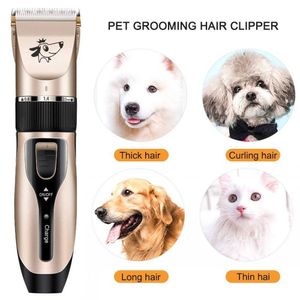 Professional Pet Dog Hair Trimmer Clipper Animal Grooming Clippers Cat Paw Claw Nail Cutter Machine Shaver Electric Scissor237Y