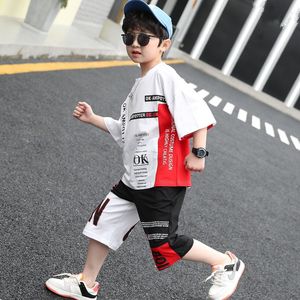 Baby Kids Clothing Set Infant Toddler Suit BoysClothesShort Sleeves Tshirt tops + Pants 2 Pieces