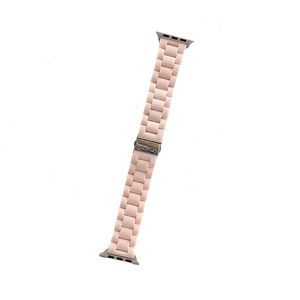 Bracelet Strap For Apple Watch Band 45mm 41mm 40mm 44mm 38mm 42mm Plastic Watchband For Iwatch Series 7 6 5 SE 4 3 Women PC Wristband Accessories