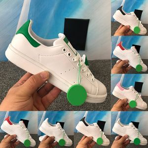 Kutu Stan Smith Sıradan Ayakkabı Zebra Lush Kırmızı Metalik Gümüş Pembe Üçlü Yanardöner Og Beyaz Yeşil Moda Düşük Erkek Spor ayakkabıları Kadın Erkek Eğitmenler