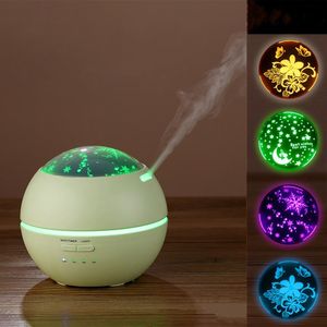 150ML Air Humidifier Ultrasonic Aroma Essential Oil Diffuser With Adapter Night Light Aromatherapy Mist Maker For Home Office Y200416