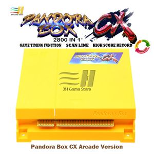 Pandora Box CX 2800 in 1 Arcade Jamma 보드 CRT CGA VGA Arcade Machine Cabinet 높은 점수 기록 스캔 라인 3D Tekken