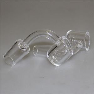 Palenie 4mm Grube Quartz Banger Wyczyść Joint Domy Paznokci 10m 14mm 18mm Męski Kobiet 90 Stopni Kwarcowy Wiadro na Dab Rigs